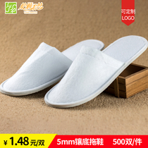  Star Level Guesthouse Clubhouse Beauty Salon Hotel Slippers Non Disposable Thickened Non-slip Stay-at-home Hospitality Slippers