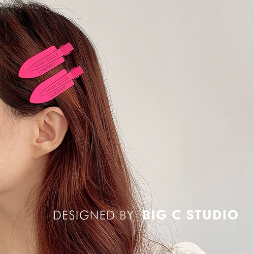 Заколка для волос для влюбленных, лопата, матовые шпильки для волос, челка, аксессуар для волос