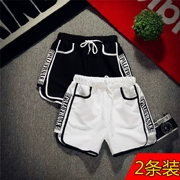 Mua một tặng một quần short nam chạy nhanh quần short đỏ nhanh tinh thần xã hội quần short nam ba quần mỏng