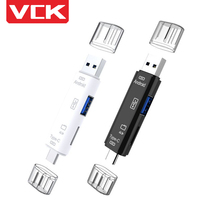 VCK mobile phone OTG card reader computer Android Type-C Micro USB all-in-one camera TF card