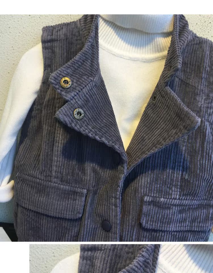 Áo vest bé trai mùa thu đông 2018 Áo vest trẻ em mới cho bé cộng với áo nhung dày Phiên bản Hàn Quốc của áo khoác trẻ em áo gile phao trẻ em