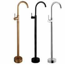  Floor faucet column basin bathtub all copper hot and cold water faucet factory direct sales