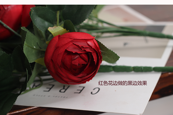 Mới 10 bông hồng lớn hoa giả hoa giả hoa cưới đường dẫn tường cắm hoa trang trí phòng khách nhà - Hoa nhân tạo / Cây / Trái cây hoa nhựa treo tường