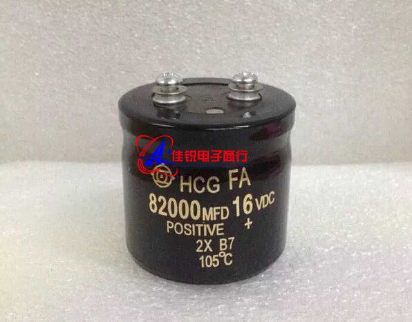 Brand new import Hitachi capacitor 16V82000UF 82000MFD 16VDC screw pin sizes are various