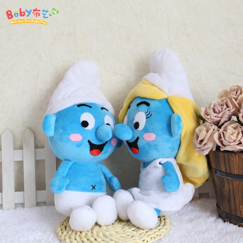 Hand sewn embroidered diy to make blue elf sister Gongzai Puppet Puppet doll Artisanal Cloth Art DIY Material Package