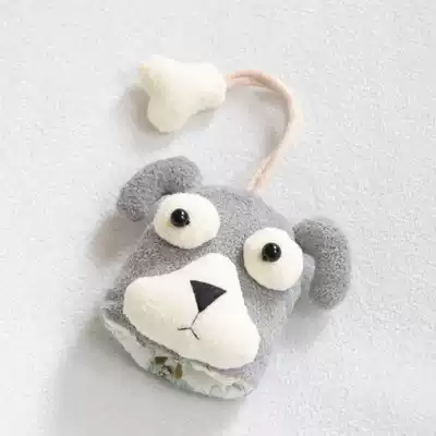 Hand sewing creative key case keychain dog chef doll puppet cloth art handmade doll diy material bag