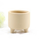 diy ມືແຕ້ມຮູບ graffiti pot ທໍາມະດາ-fired thumb pot succulent plant pot pots small pottery Korean coarse pottery breathable flower pot with feet