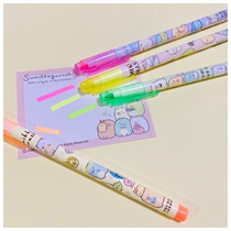 Corner Bio San-x genuine cute doing notes students mark pen colored marker pen with thick scratches