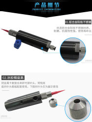 대형 유량 플런저 디스펜스 밸브, 흡입 단동 접착제 밸브, 흰색 라텍스 UV 접착제 정밀 밸브 DJF-01에 적합