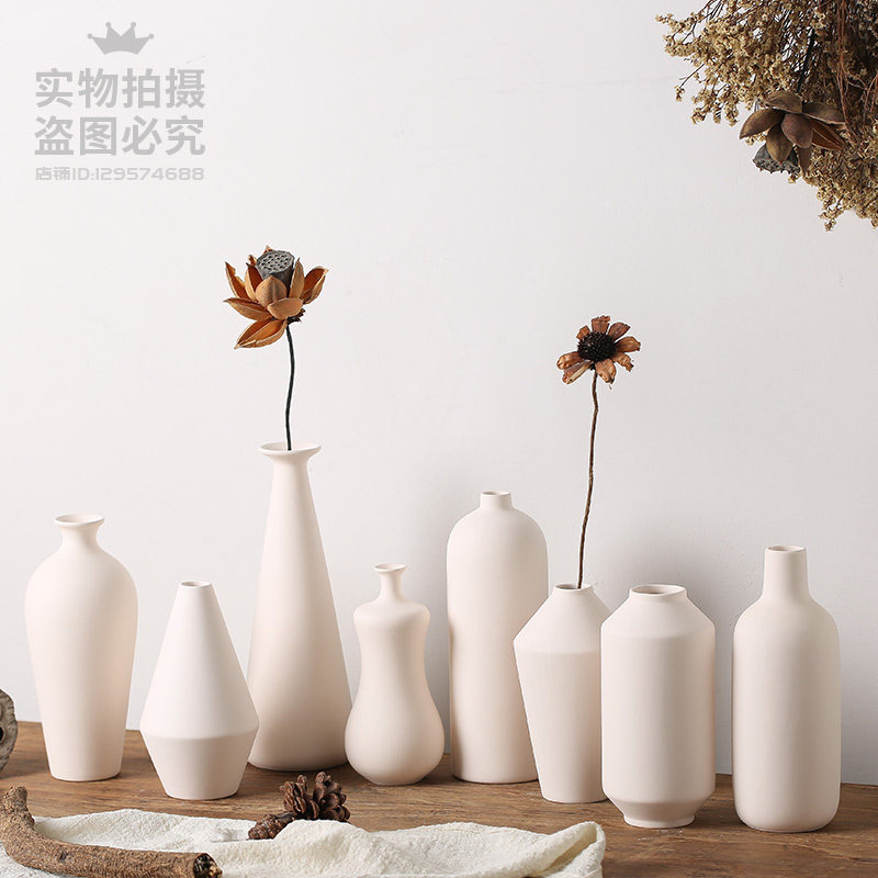 景德镇素坯花瓶上色神器！釉下彩高白泥DIY半成品拯救手残党美育课！_