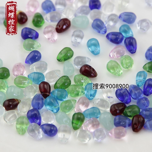 Бусины, глянцевая китайская шпилька в форме капли, аксессуары с кисточками, подвеска, DIY, 6×9мм