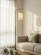 Song Dynasty Aesthetic Floor Lamp Beside the Sofa in the Living Room, Dining Room, Tea Room, Zen Study, Bedroom, Bedside Atmosphere Lighting