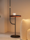 Medieval Style Fishing Lamp Floor Lamp Living Room Sofa Side Bedroom Bedside Lamp with Coffee Table Wireless Charging Vertical Table Lamp