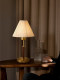 American-Style Simple Pleated Table Lamp, Chinese-Style Retro Bedroom Bedside Lamp, High-End Study Decorative Table Lamp, 2025 New Model