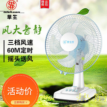 Huasheng Electric Fan Desktop Fan Pure Copper Motor Mute Home Desktop Electric Fan Dormitory Office Desk Fan Ecstasy