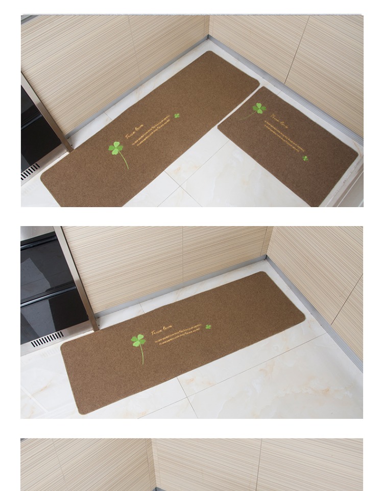 Thảm nhà bếp vào thảm cửa thấm nước mat phòng ngủ nhà cửa mat foyer chống dầu chân mat cửa mat tham long