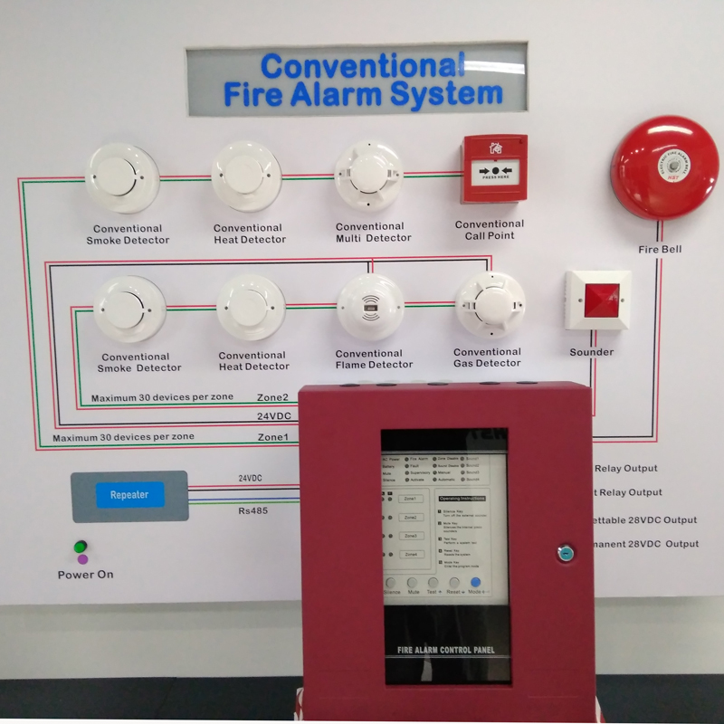 Multi-wire fire host 16 Anti-zone Fire Alarm Control Panel Ck1016