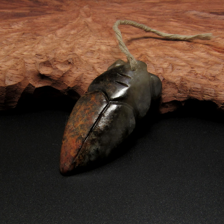 Old Collection Antiques and Antique Collection Qinse Jiameisheng Pit Unearthed Shang Zhou Gao Ancient Jade Cicada and Tian Lao Jade Cicada Pendant