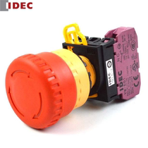 YW1B-V4E01R imported from Japan idec and Izumi YW1B-V4E02R emergency stop switch 22mm opening