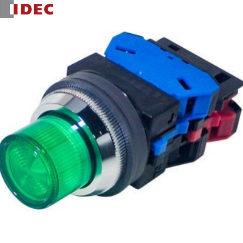 Protruding head lighting type ALN9911 button switch ALNE9911 diameter 30mm Japan idec and Izumi switch