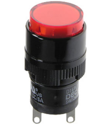 Taiwan Progressive Alliance DECA LED indicator D16PLR-000 round with lamp DC24V red yellow green blue white orange