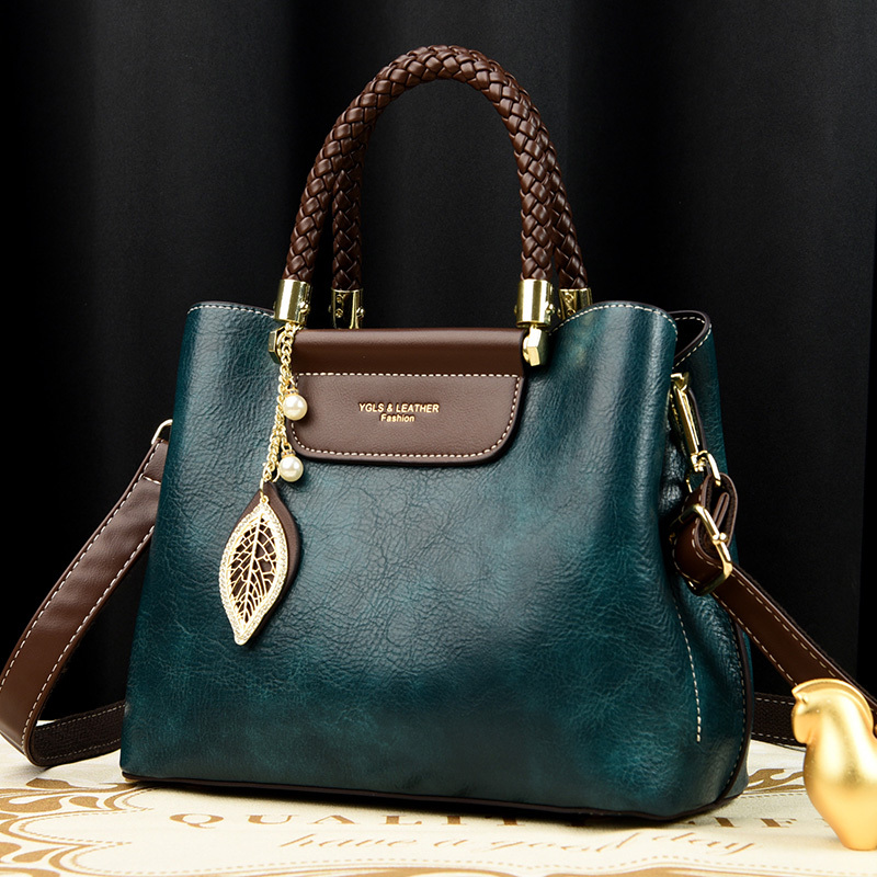 Yagelaisi Women's Bag, Light Luxury Brand, Mom Bag, 2024 New Style, Fashionable and Elegant, Middle-Aged Women's Handbag