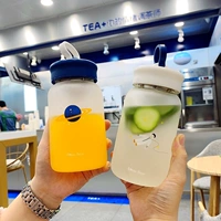 Корейская версия Douyin Creative Glass Mori Студенческая водяная чашка сетка Red INS