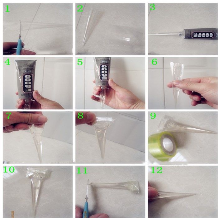 E6000 glue point drill glue pipe point drill adhesive drill special tool to stick drill mobile phone beauty mobile phone to protect shell supplies