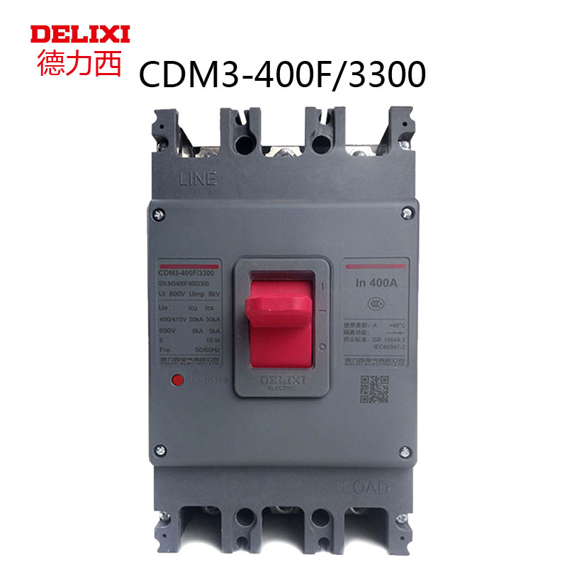 Deri West CDM3-400F 3300 plastic shell breaker 250A 350A 400A 400A CDM1 upgraded version