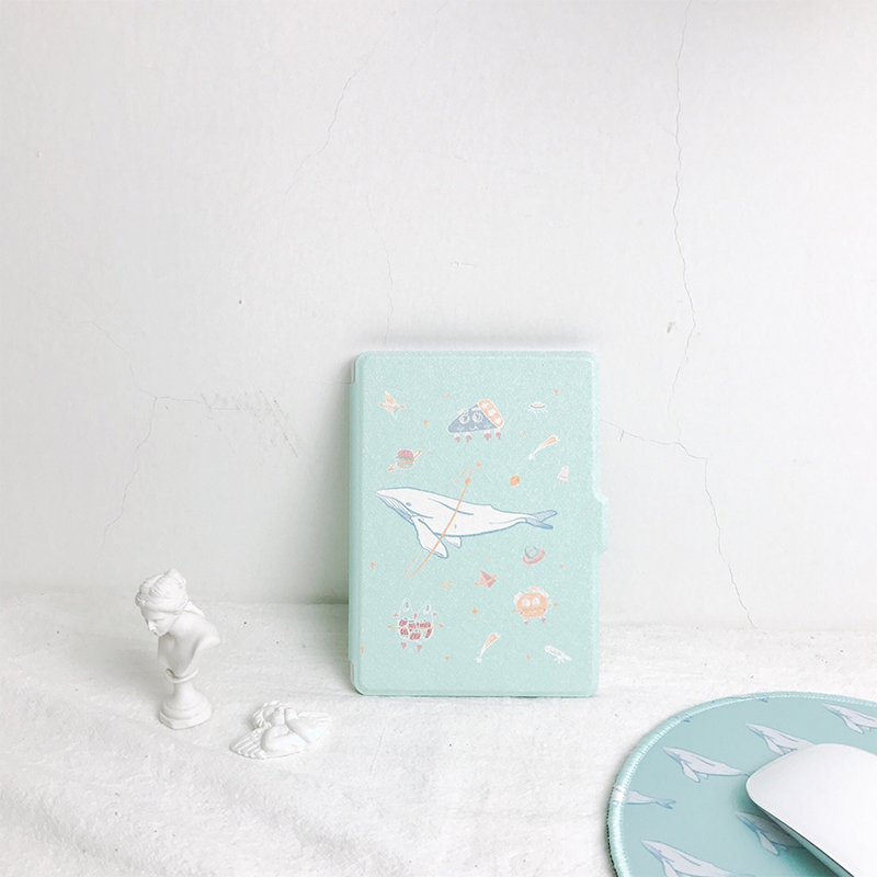 Fisherman kindle558 gốc / 499/958 vỏ trắng tay áo bảo vệ paperwhite3 minh họa tươi eBook - Phụ kiện sách điện tử ốp ipad 2