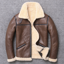 New Original Fur One Male Short Fur Cover Fur Cover Locomotive Winter Warm Jacket Flying Clothes