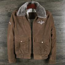 Special Clear Winter Head Leather Fur Dressed Man G1 thickened Flying Cleaning Coat Leather Cleaning Body Jacket male