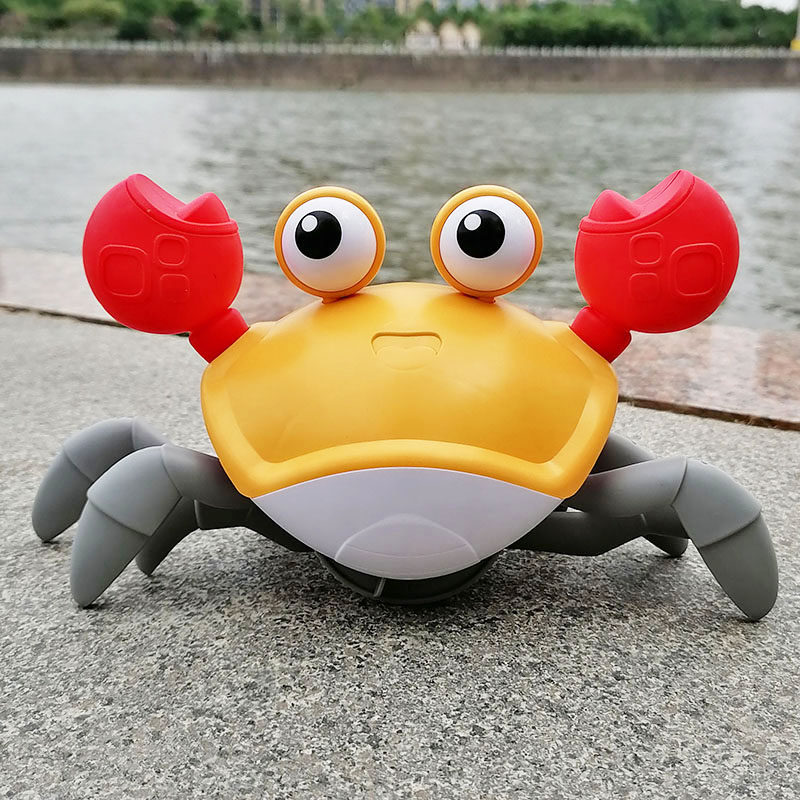 Walking rope crab bathing water playing can swim crab dragging toddler toy animal