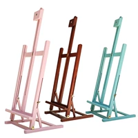 Настольная складная доска для рисования, деревянный стенд из натурального дерева, трубка