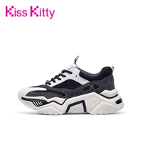 KissKitty2020 новая модная кружевная обувь на платформе с круглым носком, спортивная повседневная обувь, женская обувь для папы