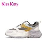 Kiss Kitty 2020 осенняя новая обувь для папы, спортивная повседневная обувь одинакового цвета, модная женская обувь, увеличивающая рост
