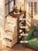 Snack Cart Storage Rack for Living Room and Bedroom, Movable Multi-Layer Storage Shelf, Household Toy Drawer Storage Cabinet
