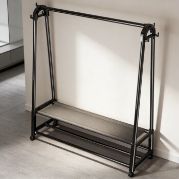 Clothes Rack, Floor-Standing Coat Rack, Movable Indoor Simple Clothes Rack, Home Bedroom Clothes Storage Rack, Storage Rack