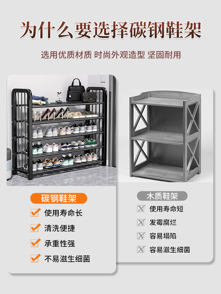 Simple Household Shoe Rack, Multi-Layer Shoe Cabinet for the Entrance, 2025 New Model, Dormitory Indoor Shoe Storage Organizer, Storage Rack