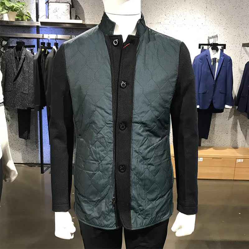 Thương hiệu nam chính hãng đích thực mùa thu đông - Dệt kim Vest ao khoac len nam