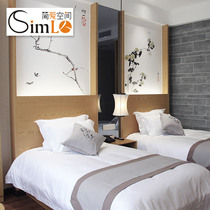 Jane Love Space New Chinese Zen Boutique Hotel Furniture Full Custom Video Wall Manufacturer Direct Sales Simlo-07