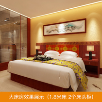 Jane Ai Space Modern New Chinese Hotel Room Furniture Standard Room Full Table and Chair Customization Factory Direct Sales