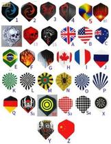 PET Durable Cartoon Dart Tail Flag Dart Wing Dart Wing Flying Tag Accessories Flying Dart Blades