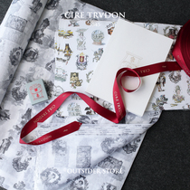 French Cire Trudon Scented Candle Ribbon Gift Wrapping Paper Gift