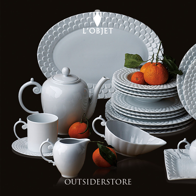 Spot American L'Objet Aegean Love Sea Platinum Series Cup Coffee Cup Tableware Gift