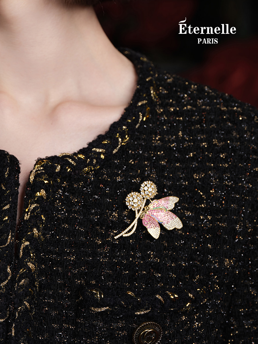 Eternelle French Original Design Elf Dancer Brooch High-End Light Luxury Brooch with a Sense of Sophistication