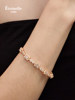 Eternelle French Eternal Sweet Flawless Small Sugar Cube Bracelet Niche Exquisite High-End Jewelry New Year Gift