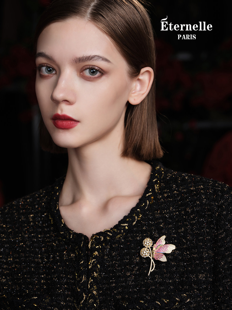 Eternelle French Original Design Elf Dancer Brooch High-End Light Luxury Brooch with a Sense of Sophistication