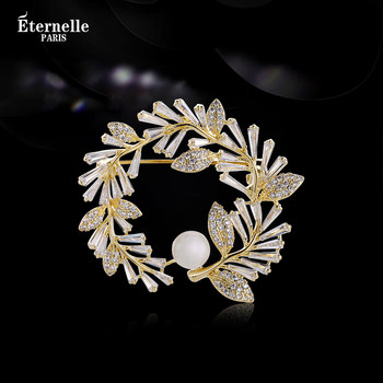 French Eternelle Original Design High-End Brooch 2025 New Style Corsage Suit Lapel Pin Versatile Accessory