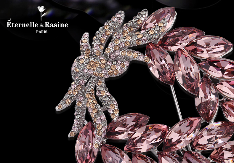 Broche femme ETERNELLE en cristal autrichien - Ref 1177073 Image 11